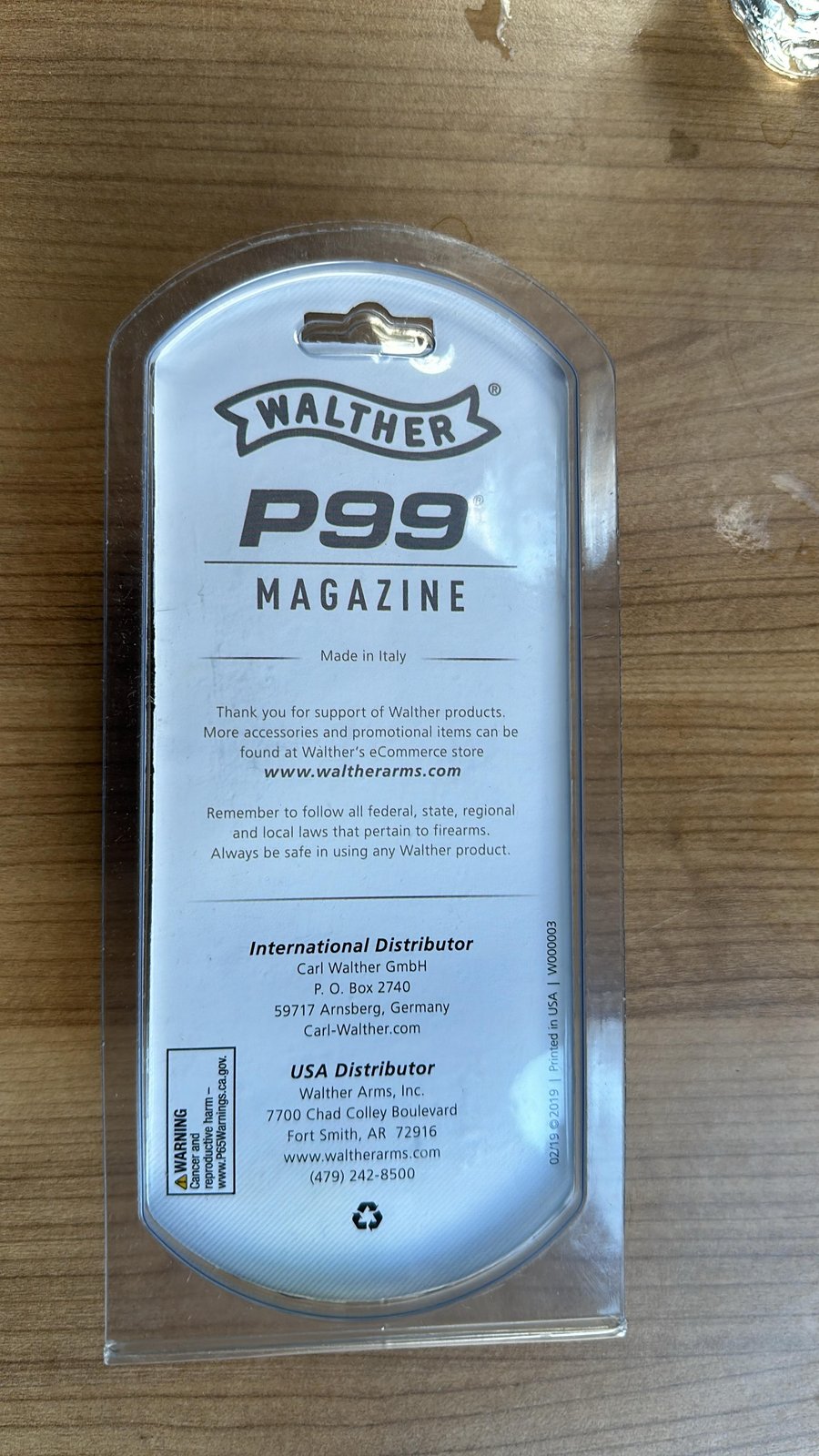 Orijinal Walther P99 9MM 15 Kapasiteli Şarjör